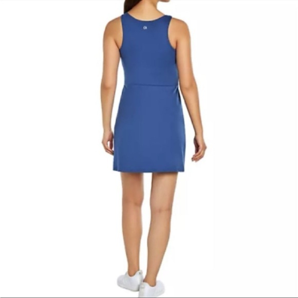 GAP fit  Blue  athletic V-Scoop Dress - Picture 2 of 6